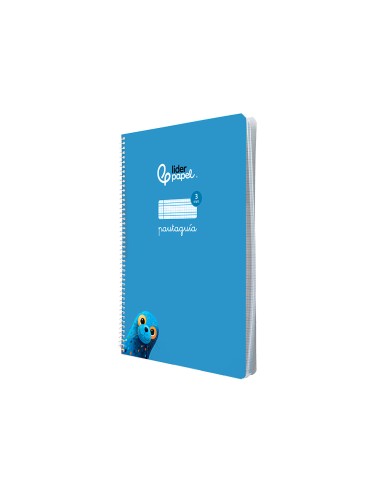 Cuaderno espiral liderpapel a4 pautaguia tapa...