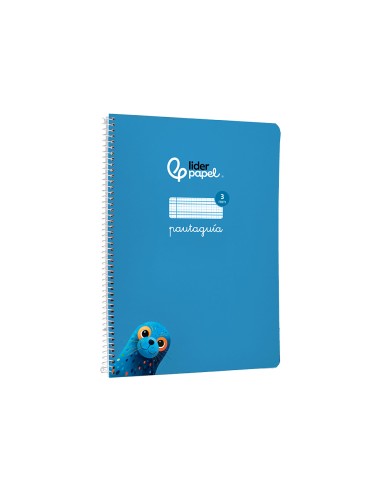 Cuaderno espiral liderpapel a4 pautaguia tapa...