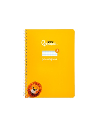 Cuaderno espiral liderpapel a4 pautaguia tapa...