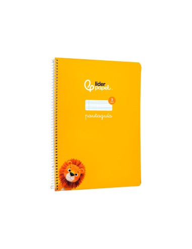 Cuaderno espiral liderpapel a4 pautaguia tapa...