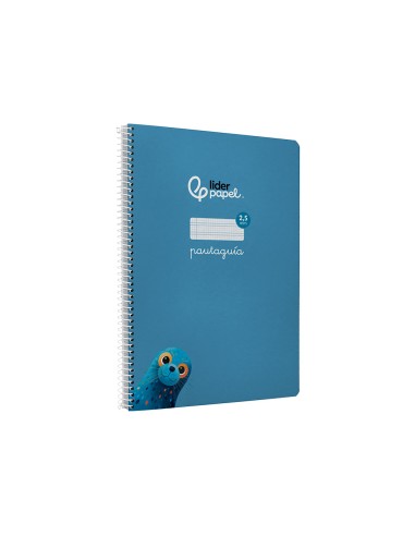Cuaderno espiral liderpapel a4 pautaguia tapa...
