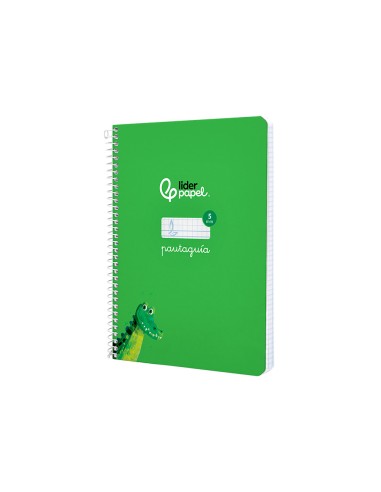 Cuaderno espiral liderpapel a5 pautaguia tapa...