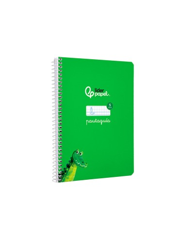 Cuaderno espiral liderpapel a5 pautaguia tapa...