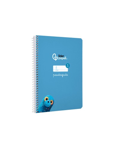 Cuaderno espiral liderpapel a5 pautaguia tapa...