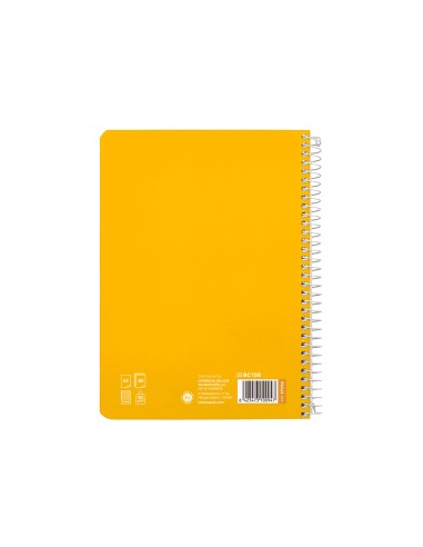Cuaderno espiral liderpapel a5 pautaguia tapa...