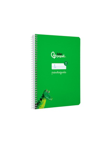 Cuaderno espiral liderpapel a5 pautaguia tapa...