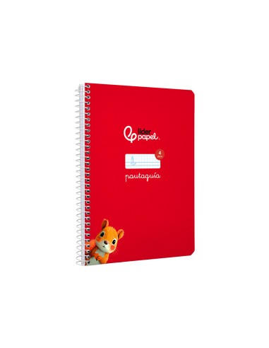 Cuaderno espiral liderpapel a5 pautaguia tapa...