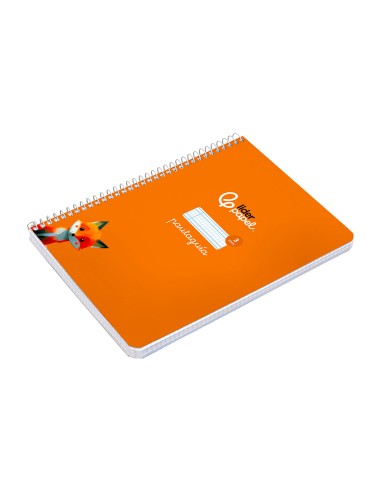 Cuaderno espiral liderpapel a5 pautaguia tapa...