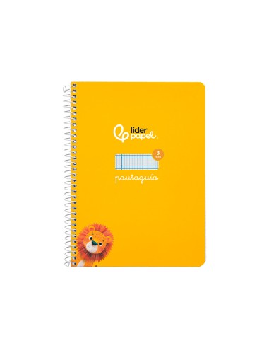 Cuaderno espiral liderpapel a5 pautaguia tapa...