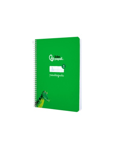 Cuaderno espiral liderpapel a5 pautaguia tapa...