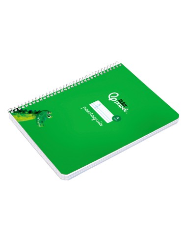 Cuaderno espiral liderpapel a5 pautaguia tapa...
