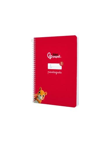 Cuaderno espiral liderpapel a5 pautaguia tapa...