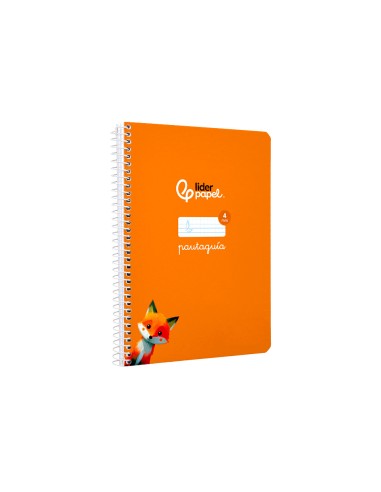 Cuaderno espiral liderpapel a5 pautaguia tapa...