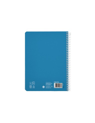 Cuaderno espiral liderpapel a5 pautaguia tapa...