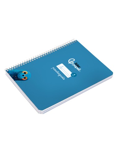 Cuaderno espiral liderpapel a5 pautaguia tapa...