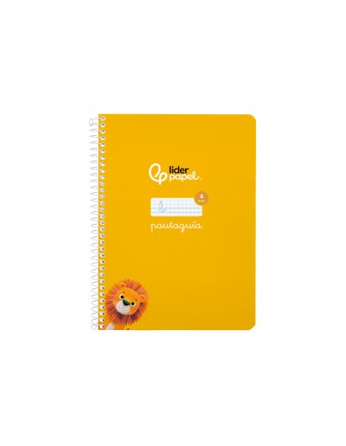 Cuaderno espiral liderpapel a5 pautaguia tapa...