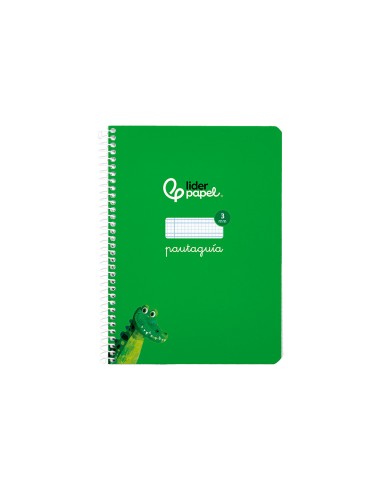 Cuaderno espiral liderpapel a5 pautaguia tapa...