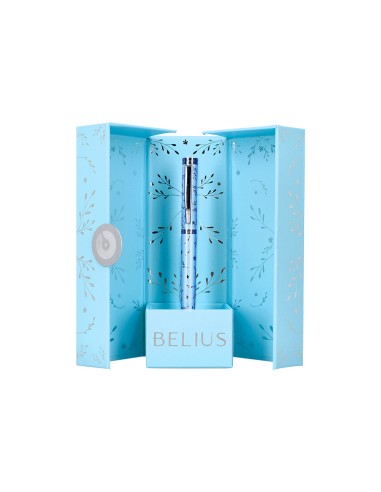 Pluma belius bella aluminio color azul celeste...
