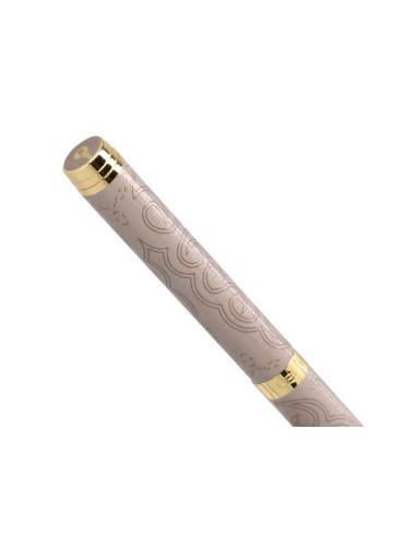Boligrafo belius wild west aluminio color beige...