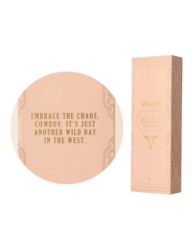 Boligrafo belius wild west aluminio color crema...