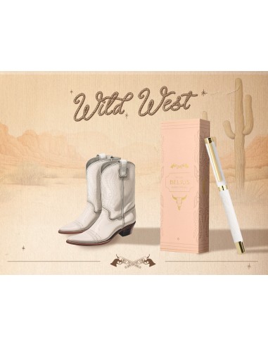 Roller belius wild west aluminio color crema...