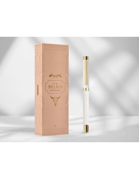 Roller belius wild west aluminio color crema dorado tinta color negro caja de diseño