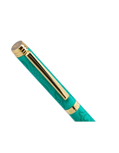Boligrafo belius wild west aluminio color verde...