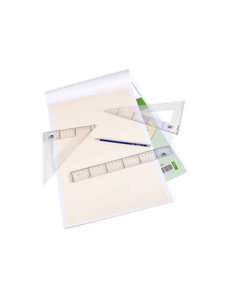 Bloc papel milimetrado liderpapel encolado 297x420 mm 50 hojas 80 g