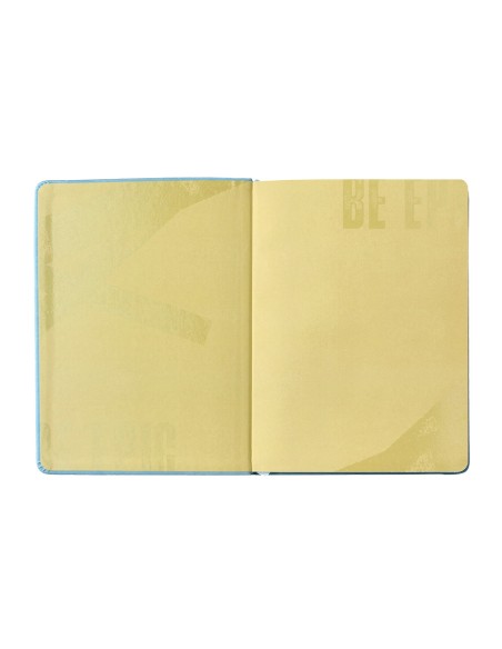 Agenda escolar antartik 25-26 encuadernada go! simil piel azul semana vista a5 bilingüe papel fsc 80 gr