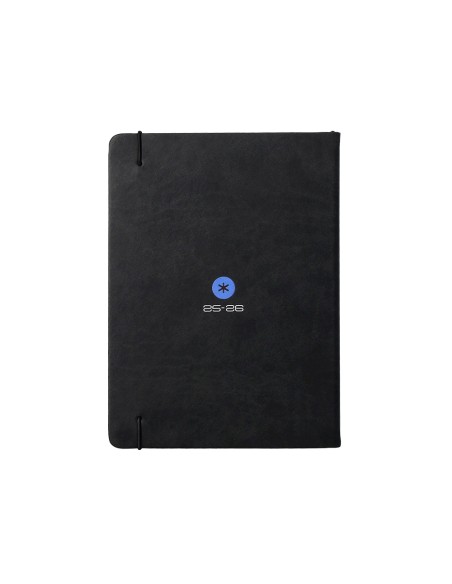 Agenda escolar antartik 25-26 encuadernada go! simil piel negro semana vista a5 bilingüepapel fsc 80 gr