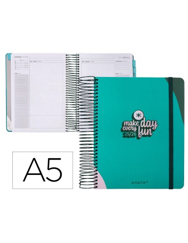 Agenda escolar antartik 25-26 espiral fun day...