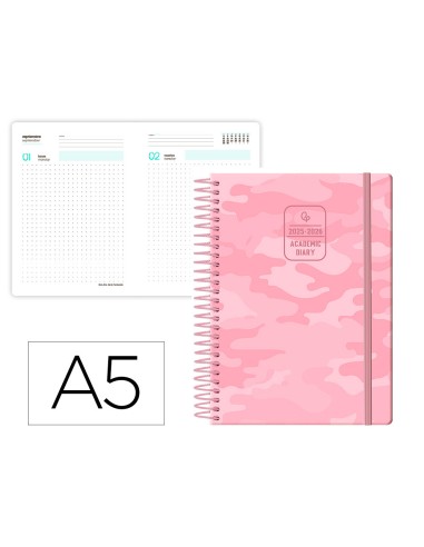Agenda escolar liderpapel 25-26 espiral...