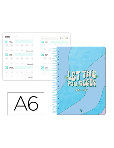 Agenda escolar liderpapel 25-26 espiral zante...