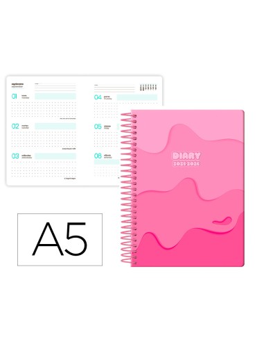 Agenda escolar liderpapel 25-26 espiral melting...