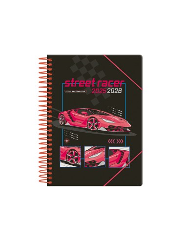 Agenda escolar liderpapel 25-26 espiral cars...