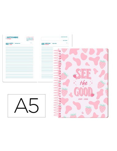 Agenda escolar liderpapel 25-26 espiral petite...
