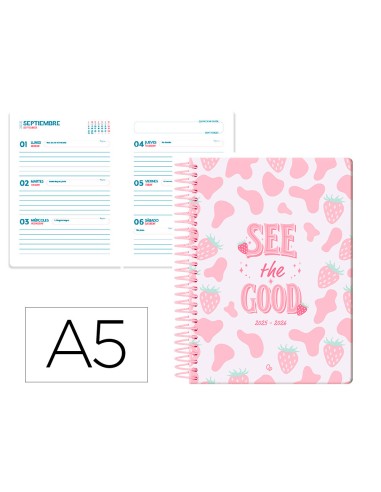 Agenda escolar liderpapel 25-26 espiral petite...