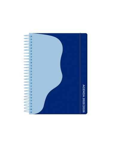 Agenda escolar liderpapel 25-26 espiral waves...
