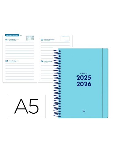 Agenda escolar liderpapel 25-26 espiral basic...
