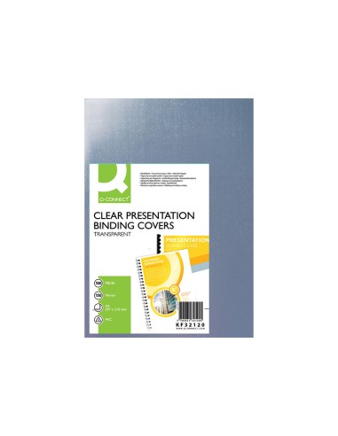 Tapa de encuadernacion q-connect pvc din a4...