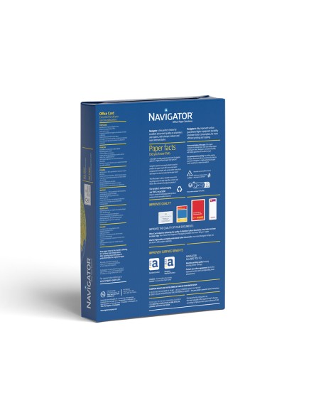 Papel fotocopiadora navigator din a3 160 gramos papel multiuso ink-jet y laser paquete de 250 hojas