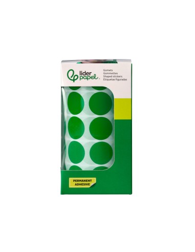 Gomets liderpapel autoadhesivo circulos 20 mm...