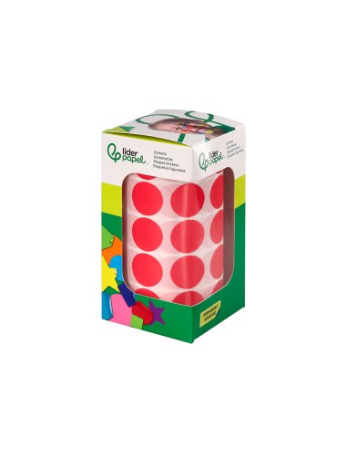 Gomets liderpapel autoadhesivo circulos 20 mm...