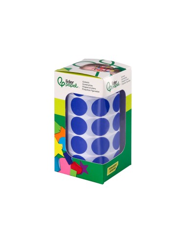 Gomets liderpapel autoadhesivo circulos 20 mm...