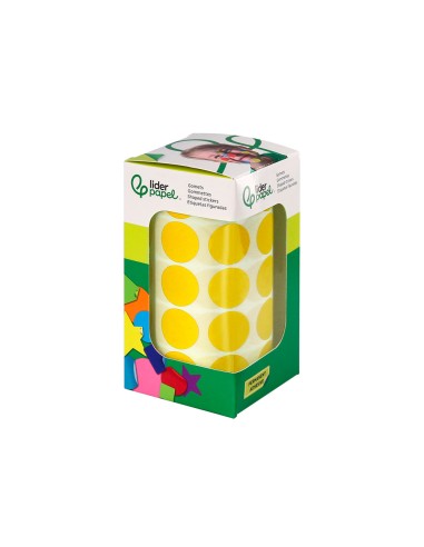 Gomets liderpapel autoadhesivo circulos 20 mm...