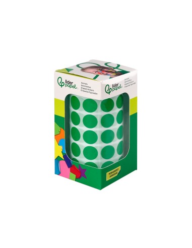 Gomets liderpapel autoadhesivo circulos 15 mm...