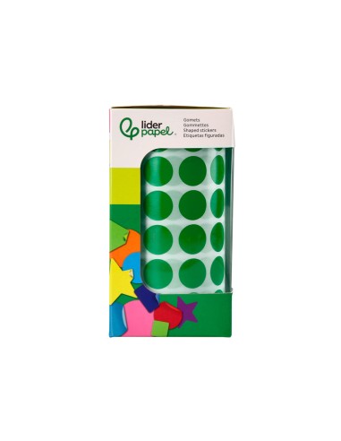 Gomets liderpapel autoadhesivo circulos 15 mm...