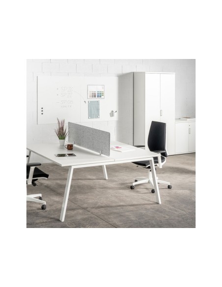 Pizarra blanca rocada lacada blanca 240x120 cm 2 modulos 120x120 cm