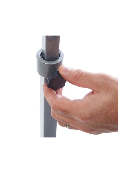 Expositor rocada de suelo magnetico rotativo 90 horizontal/vertical altura ajustable din a3