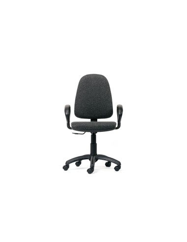 Silla rocada de oficina brazos fijos base nylon...
